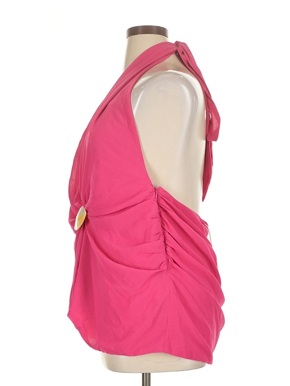Peppermayo Eleanora Plunge Mini Dress - Pink - Size 14 - Picture 10 of 11